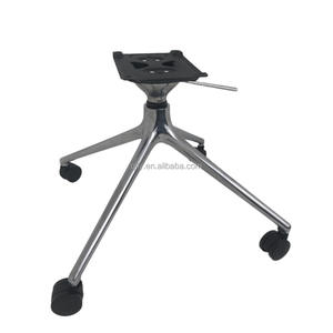 Base per Sedia da Ufficio Resistente in Lega di Alluminio Rinforzata Base a Quattro Punte con Ruote Girevole e Regolabile in Altezza - Product Image 2