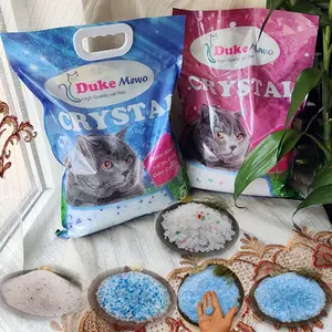 Factory Wholesale Crystal Cat Litter Silica Gel Color Particles Odor-absorbing Water-absorbing Crystal Cat Litter