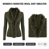 Sweater Rajut Wol Korea Musim Gugur Model Slim Fit Regular