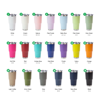 Gobelet isotherme en acier inoxydable personnalisé avec logo, 20 oz, multicolores, pour boissons chaudes et froides, bière, café, voyage