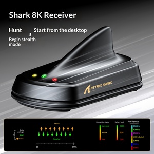Souris de jeu sans fil Attack <span class=keywords><strong>Shark</strong></span> X11 Ultra 59g en fibre de carbone, triple mode, 8K, PAW3950MAX, 42000 DPI, Omron 100M pour PC Gaming - Product Image 4