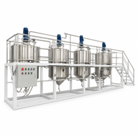 Machine d'extraction d'huile automatique personnalisée de 1 tonne Équipement de qualité alimentaire pour un raffinage efficace de graines de coton, de colza, d'arachide et de soja