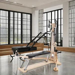 Factory Supply For Reformers With Tower With Half Trapeze Gyroscopic Machine Equipment Cadillac Reformer Pilates Pulley Tower