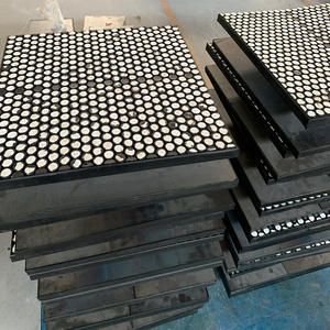 Revestimiento de Cilindro de Cerámica de Alúmina <span class=keywords><strong>Zta</strong></span> AI203 al 92% 95%, Lámina de Goma Resistente al Desgaste, Corte Personalizable para Protección de Canales Industriales - Product Image 1