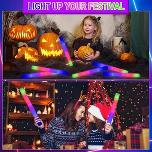 Barras Luminosas LED, Palos de Espuma con Luz, 3 Modos de Color Intermitente, Artículos para Fiestas, Bodas, Cumpleaños, Conciertos, Campamentos, Año Nuevo - Product Image 6