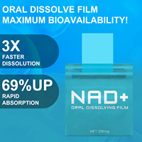 Complément alimentaire en film oral à dissolution rapide NAD+ Trans-Resvératrol & TMG, absorption rapide, énergie cellulaire, anti-âge, film oral portable
