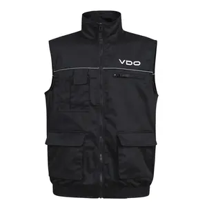 custom work wear multiple pockets unisex cargo vest