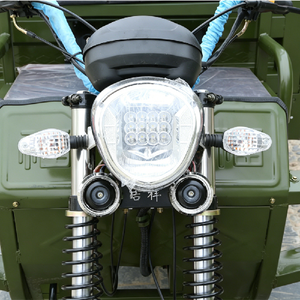 200cc Gasoline Tricycle Two-seater Three Wheel Car With Reinforced <b>Box</b> Motorcycle Dump Truck for Sand and Stone Transport - Product Image 3