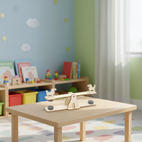 Balançoire magnétique DIY, technologie créative, petite boîte de puzzle en bois en forme d'animal pour enfants, jouet éducatif STEAM, expériences Y-TOP