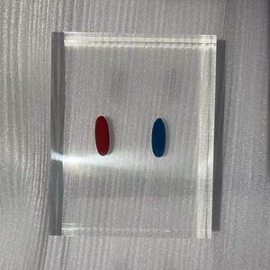 高品質 透明 アクリル ピル 文鎮 スタンド カプセル クラフト - Product Image 2