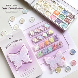 YOLLY Langlebige LED-Lampen quelle 18 Farben No-Wash Pearl <span class=keywords><strong>Micro</strong></span>-Carving Nagellack Gel Fairy-like Texture Salon Bottle - Product Image 3