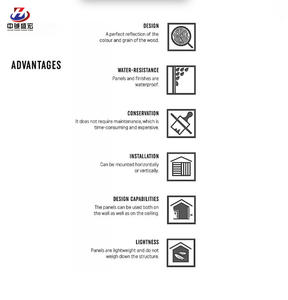 Pannello Murale WPC Gratuito <span class=keywords><strong>per</strong></span> Rivestimento Esterno, Pannelli Fonoassorbenti <span class=keywords><strong>per</strong></span> Pareti - Product Image 2