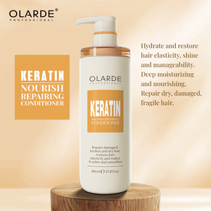 Tratamiento Capilar de Queratina Orgánica de Marca Privada, <span class=keywords><strong>Acondicionador</strong></span> Nutritivo Profundo Antiencrespamiento para Cabello Dañado, para Uso Diario - Product Image 1
