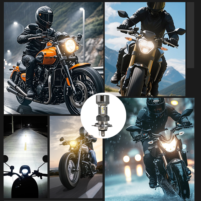 Fog 3570 Car Bulbs H4 Work Light Driving Fog Offroad Lamp Accessories Headlamps 12W 3200LM M8 Motorcycle LED Headlights