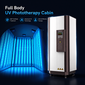 Cabina <span class=keywords><strong>de</strong></span> Fototerapia NB-UVB <span class=keywords><strong>de</strong></span> Cuerpo Completo para el Tratamiento del Vitiligo y la Psoriasis en Clínicas Dermatológicas, <span class=keywords><strong>Control</strong></span> <span class=keywords><strong>de</strong></span> Dosis UV, 26 Piezas UVA UVB - Product Image 2