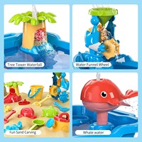 Jouets de plage d'été Table à eau multifonctionnelle pour enfants Ultimate Sand Water Play Experience Summer Outdoor Sensory Activity Toy