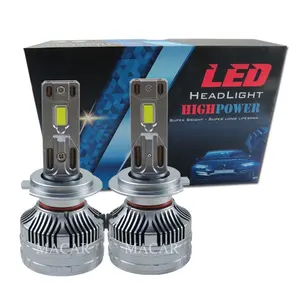 MACAR High power 130W canbus M60 led faro csp 6075 chip 9012 H1 lampada H4 H7 H11 led faro kit faro auto HB3 HB4