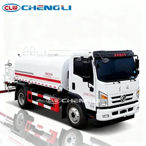 Camión Cisterna Dongfeng de 9000 Galones con Aspersor de Agua 4X2 para Lavado de Vehículos en Venta para Limpieza de Carreteras - Product Image 2