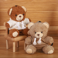 Nouveau petit ours en peluche avec noeud papillon ours fourrure poupée ours en peluche transfrontalier bébé poupée ours cadeau