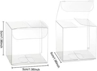 Factory Custom Recyclable PET PP PVC Kunststoff Klar Transparente Verpackungs boxen Benutzer definierte Farb größe für umwelt freundliches Geschenk handwerk