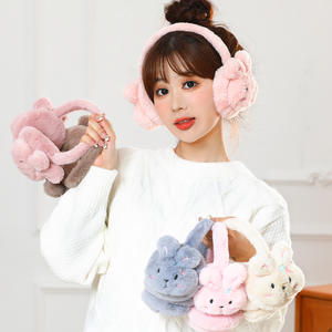 Offre Spéciale froid hiver chaudement cache-oreilles personnalisé à la mode pliable fausse fourrure extérieur oreille plus chaud cache-oreilles - Product Image 3