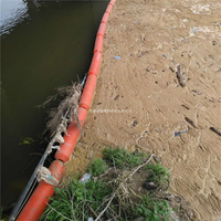 Rivière herbe débris branche interception bouée combinée lac isolement récupération centrale flottante barrage barrière flottante