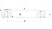 Roulement à rouleaux croisés RB11020UUCC0P5 à livraison rapide, en stock