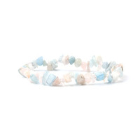 Mode All-match 7 Chakra Irrégulier Broyé Pierres Précieuses Chips Pierre Bracelet pour Femmes Bijoux