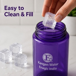 Bouteille d'eau de sport en plastique Tritan sans BPA de 1000 ml avec couvercle en acier inoxydable, personnalisable en logo et couleur, bouteille d'eau portable - Product Image 1