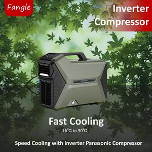 Aire Acondicionado Portátil de 24V Pequeño Enfriador para Viaje Tienda de Campaña Coche Mini Climatizador para Camión con Función de Temporizador - Product Image 3