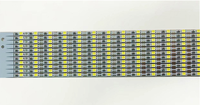 Bande rigide Led ultrafine 2.5mm, PCB 3.7V 5V 2126 SMD 13000K, blanc froid, pour boîte à piles, USB, lampe de nuit de bureau