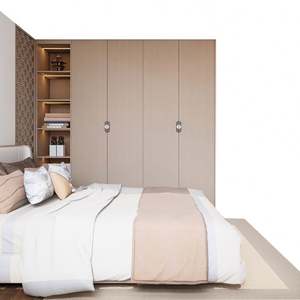 Herrajes Modernos para Armario, Organizador de Armario Empotrado Personalizado, Armario de Madera con Cajones, Sistema de Almacenamiento - Product Image 1