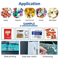 Machine d'emballage automatique de capsules d'huile de poisson en granulés, machine de remplissage Doypack pour sachets préformés de café, comprimés et bonbons