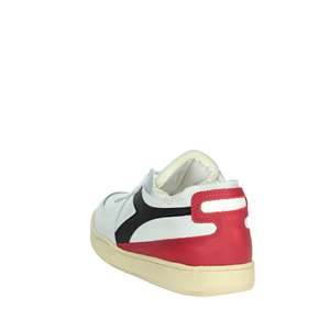 Diadora Heritage Women's Sneakers White Red Walking Style Shoes - Product Image 2