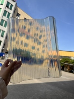 Moderne Hitzebeständige UV-geschützte Transparente Polycarbonat-Wellplatten für Gewächshäuser und Tageslichtanlagen