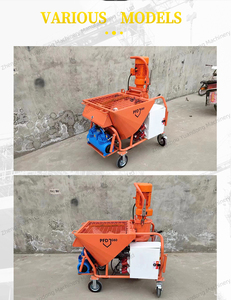 Ba giai đoạn tường phun trát vữa máy thạch cao phun máy với 4 bánh xe - Product Image 6