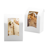Fabricant de boîte d'emballage de tortilla en papier kraft imprimée sur mesure et anti-fuite pour emballage de tacos