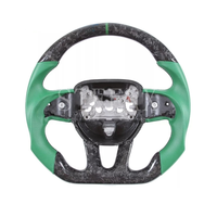 Volant en fibre de carbone forgée pour Dodge Charger Challenger Hellcat Charger Durango SRT RT GT, accessoires de voiture