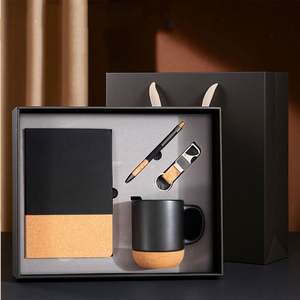 Taza de Té Moderna Nórdica de Gres Aislante con Base de Madera y Base Creativa de Corcho, Cerámica para Regalos Empresariales - Product Image 5