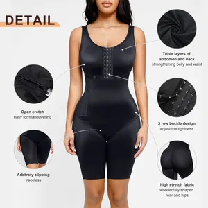 New Arrival 2024 Fajas Colombianas Body Shaper Fajas Reductoras Mujer Side Zip High Compression Fajas Para Mujer Shapewear