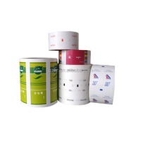 Rouleau de papier aluminium personnalisé en gros, papier aluminium enduit pour l'emballage des lingettes humides jetables