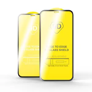 Оптовая продажа 9D Защитная пленка для экрана для IPhone 7 8 плюс xs xr xs 12 13 mini pro max защитная пленка из закаленного стекла с полным покрытием экрана