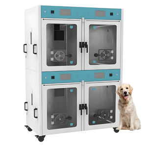 Gabbie veterinarie avanzate personalizzabili in acciaio inox che forniscono nebulizzazione controllo umidità gabbia Vet ICU - Product Image 2