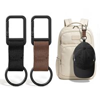 Clip de fixation pour casquette de baseball, mousqueton robuste à double verrouillage pour sac à dos, bagages, sac, essentiels pour les vacances en plein air et les croisières