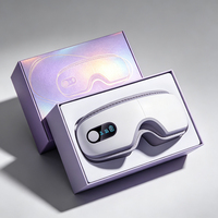 Boîte de présentation coulissante de luxe personnalisée pour machine de massage des yeux, avec insert en EVA moulé pour marque de lunettes