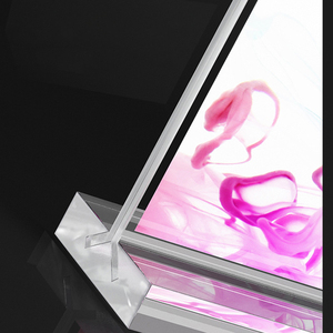 T-shape Photo <strong>Frame</strong> A3 A4 A5 A6 Customized clear Double-sided Table <strong>Perspex</strong> Sign Display Holder Vertical Menu Card <strong>Picture</strong> Stand - Product Image 5