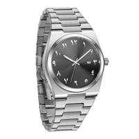 Montre personnalisée à faible MOQ, sans marque, ensemble de montres de luxe pour hommes avec chiffres arabes, montre de marque supérieure de haute qualité, offres spéciales pour hommes