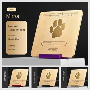 Bazar Venta directa de fábrica Gran cantidad Excelente precio Pequeñas Medallas de metal Espejo incrustado Placas honorarias Trofeos Placas - Product Image 6