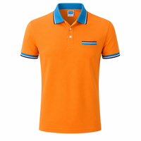 Polo de travail personnalisé en polycoton 220 GSM à manches courtes pour l'équipe de maintenance et de logistique d'usine