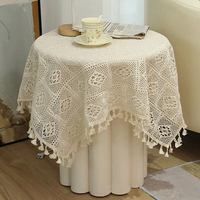 Nappe de mariage classique pastorale personnalisée, faite à la main en dentelle crochetée blanche pour votre jour spécial